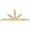Ekena Millwork Saratoga Rough Sawn Timber Gable Bracket, Douglas Fir, 84"W x 45"H x 2"D x 6"F, 13/12 Pitch GBW084X45X0206SAR00RDF - alternate 2